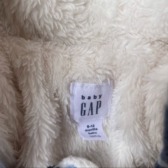 Baby Gap striped snowsuit zipped puffer​​​​​​​ - Picture 4 of 7